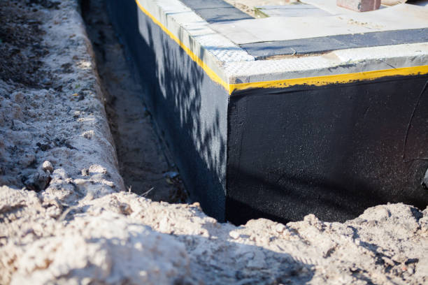 Professional Exterior Waterproofing technician working in Hanover, MN